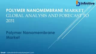 Polymer Nanomembrane Market to receive overwhelming hike in Revenues by 2031