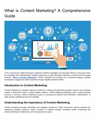 What is Content Marketing? A Comprehensive Guide