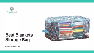 Best Blankets Storage Bag | Chaos Cleared