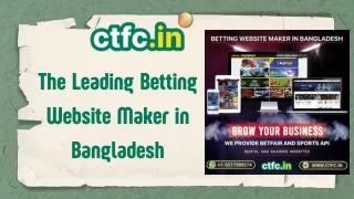 Top Betting Website Maker in Bangladesh – CTFC