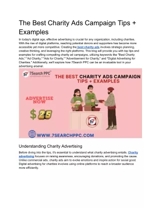 The Best Charity Ads Campaign Tips   Examples (1)