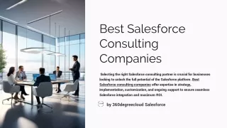 Best Salesforce Consulting Companies