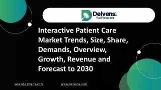 Interactive Patient Care Market