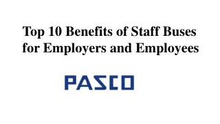 top 10 benefits of staff buses for employers and employees