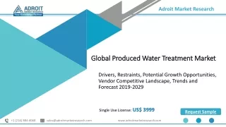 Produced Water Treatment Market Business Expansion Plans and Forecast 2022-2032