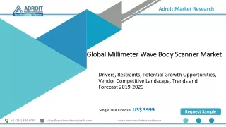 Global Millimeter Wave Body Scanner Market Evolutionary Analysis Focus