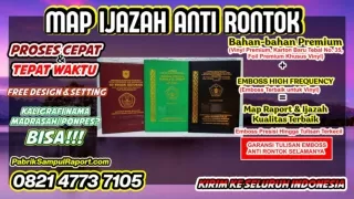 0821-4773-7105 Sampul Raport Polos Map Ijazah di Jembrana