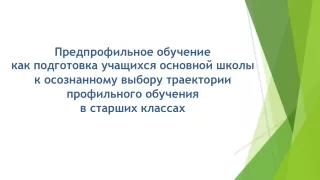 предпрофиль