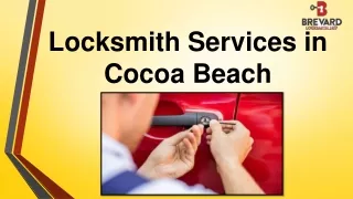 Locksmith Services in Cocoa Beach