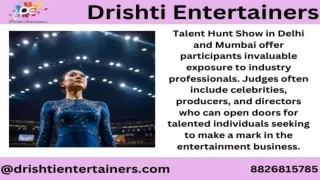 TALENT HUNT SHOW IN DELHI