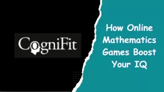 How Online Mathematics Games Boost Your IQ