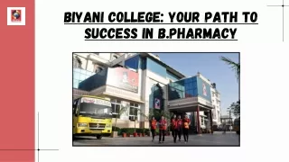 Biyani College: Shaping Future Pharmacists in Jaipur