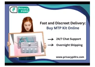 Fast and Discreet Delivery Buy MTP Kit Online