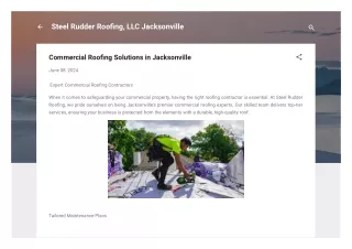 Commercial Roofing Solutions in Jacksonville