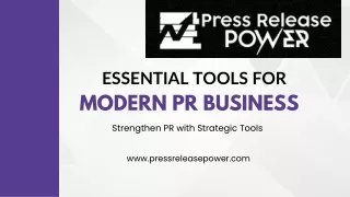 Essential Tools for Modern PR Business