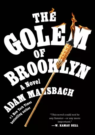 ⚡read❤ The Golem of Brooklyn: A Novel