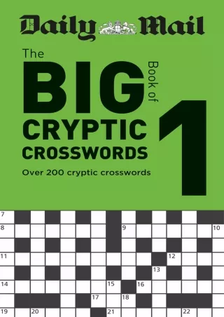 read pdf Daily Mail Big Book of Cryptic Crosswords Volume 1 (The Daily Mail Puzzle Books)