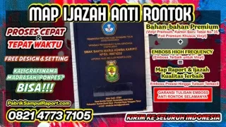 0821-4773-7105 Harga Map Raport Sampul Ijazah di Kota Binjai