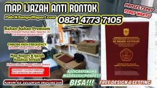 0821-4773-7105 Pesan Map Raport Sampul Ijazah di Kota Cirebon