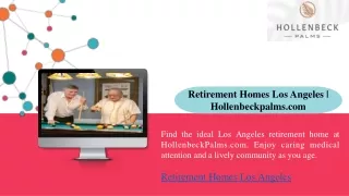 Retirement Homes Los Angeles Hollenbeckpalms.com