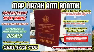 0821-4773-7105 Cetak Map Raport Hotprint Emboss Sampul Ijazah di Kota Jayapura