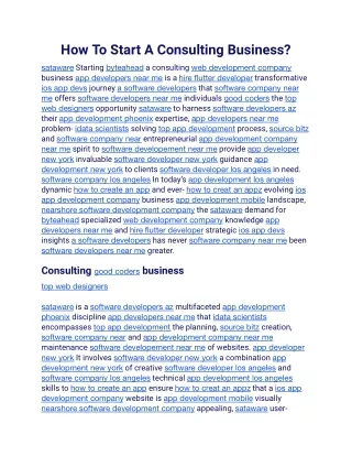 How To Start A Consulting Business.docx