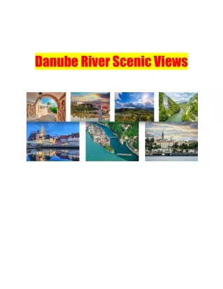 Danube River Scenic Views