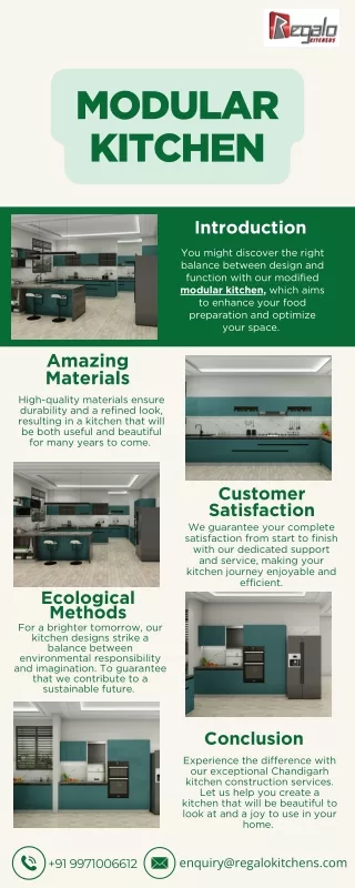 Modular Kitchen | Regalo Kitchens