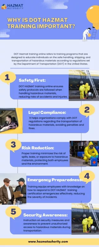 Why is DOT HAZMAT Training Important