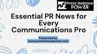 Essential PR News for Every Communications Pro