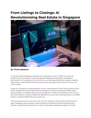 From Listings to Closings_ AI Revolutionizing Real Estate in Singapore