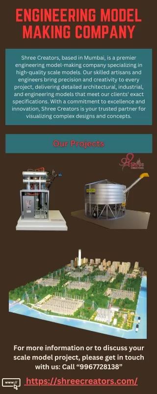 Best Engineering Model Makers in Mumbai - Shree Creators