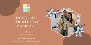 Honolulu Courthouse Marriage