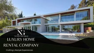 Experience Unmatched Luxury with Nightfall Group's Home Rentals