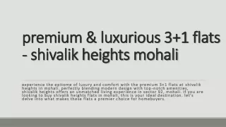 premium & luxurious 3 1 flats - shivalik heights (2)