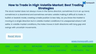 How to Trade in High Volatile Market: Best Trading Strategies