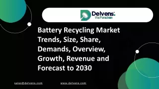 Battery Recycling Market