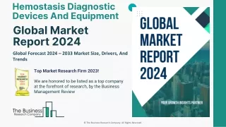 Hemostasis Diagnostic Devices And Equipment Market Share, Report 2033