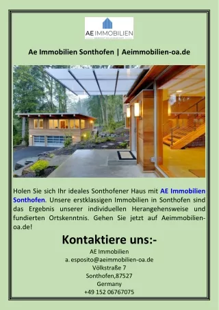 Ae Immobilien Sonthofen  Aeimmobilien-oa.de