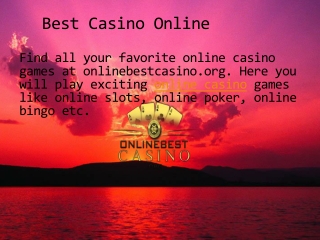 Best Online Casino