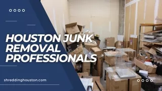 Houston Junk Removal Professionals