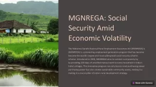 MGNREGA-Social-Security-Amid-Economic-Volatility