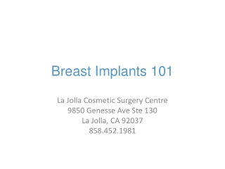 Breast Implants 101