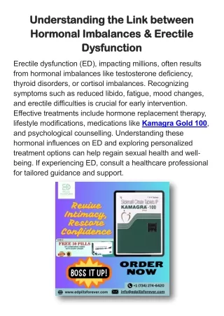 Understanding the Link between Hormonal Imbalances