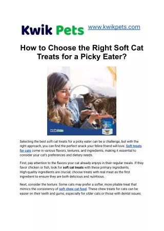 Soft Cat Treats