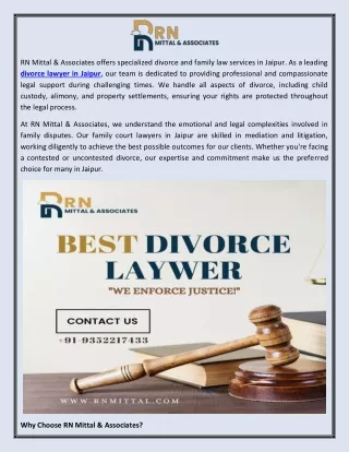 Divorce lawyer
