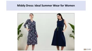 Middy Dress Ideal Summer Wear for Women