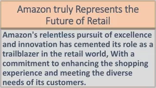 amazon the future of retail reblate sols