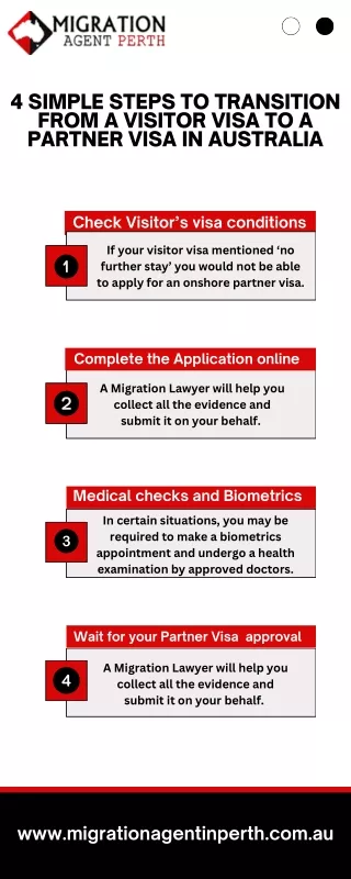 4 Simple Steps to Transition from a Visitor Visa to a Partner Visa in Australia