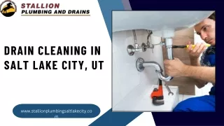 Drain Cleaning in Salt Lake City, UT